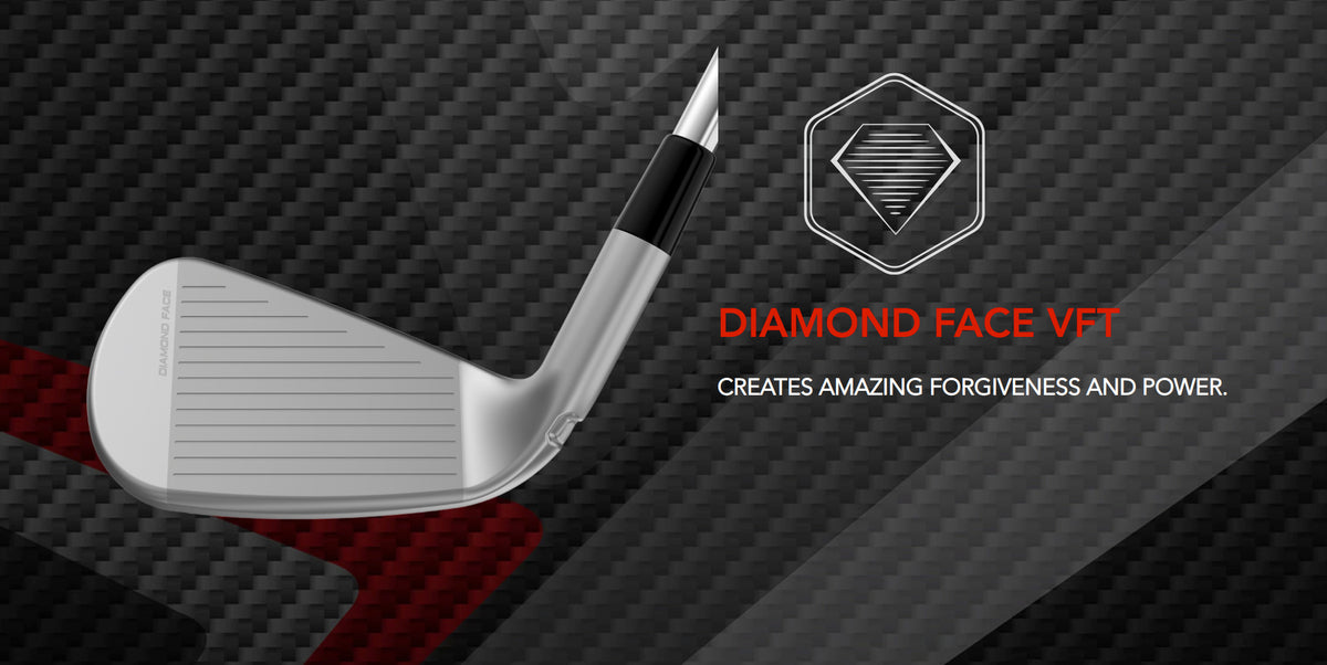 The Tour Edge Exotics E722 Irons feature Diamond face VFT in order to create amazing forgiveness and power