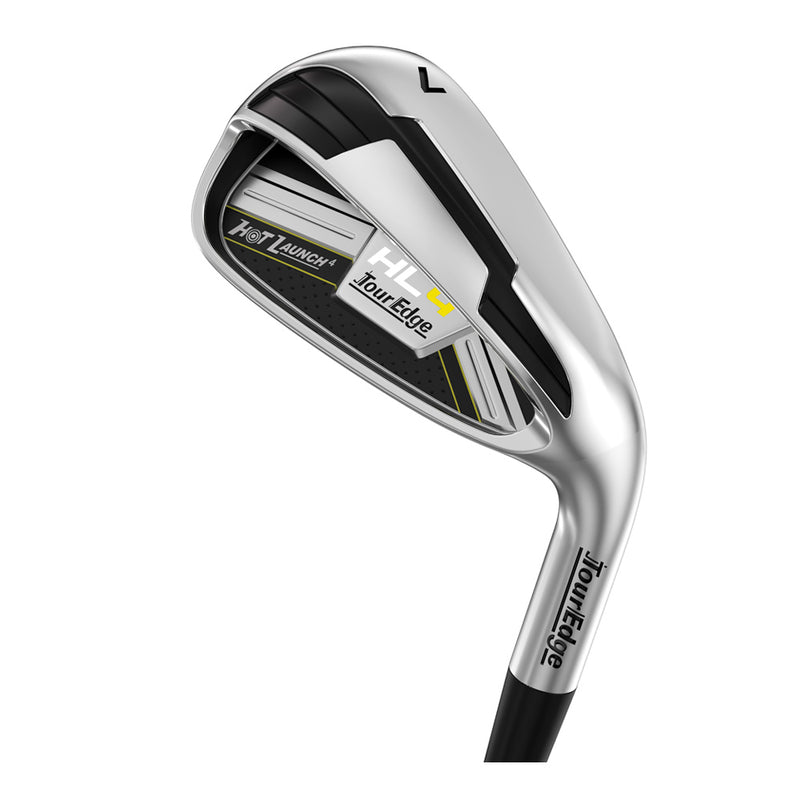 sole view of tour edge hot launch 4 iron