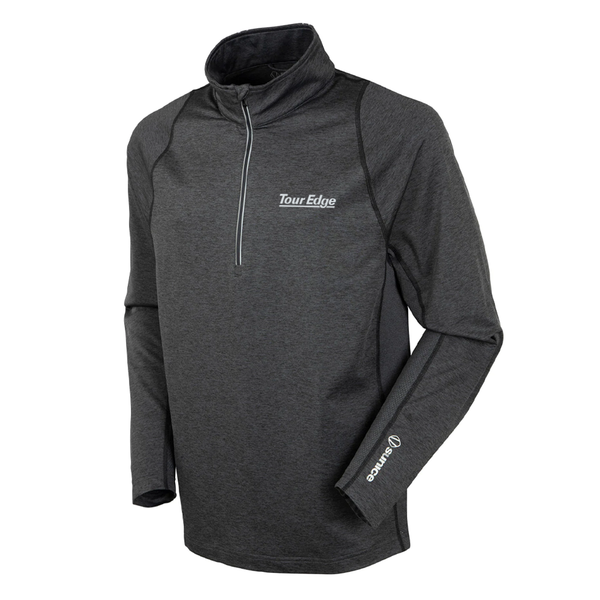 Tour Edge Men's Tobey Lightweight Pullover by Sunice - Charcoal