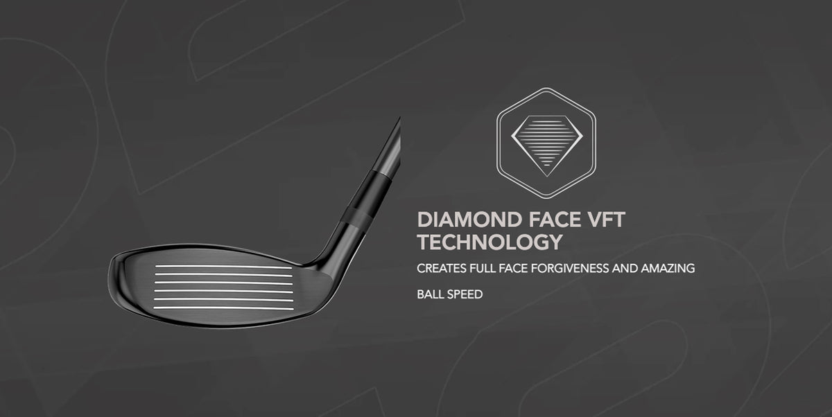 The C523 hybrid features diamond face VFT to create full face forgiveness and amazing ball speed