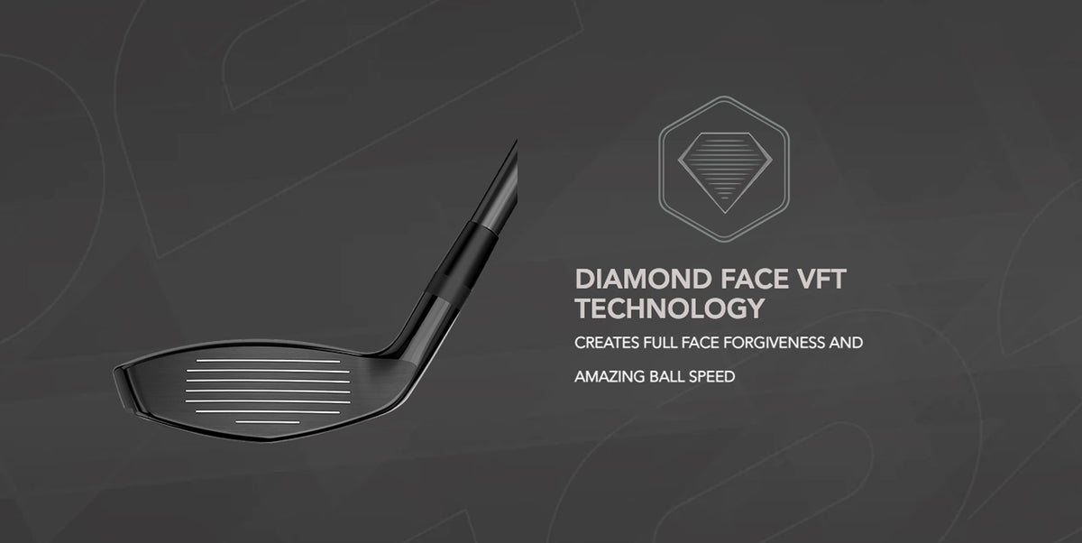 The E523 hybrid features a Diamond face with VFT to provide full-face forgiveness.