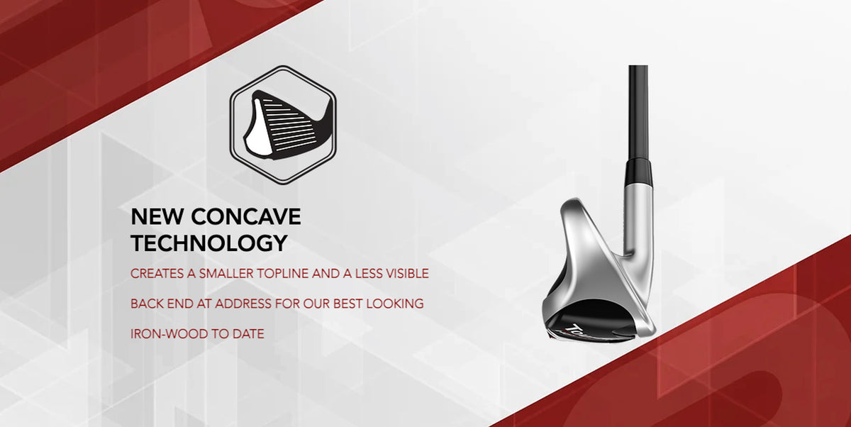 The E523 iron wood has a new concave design to create the best looking iron wood ever made.