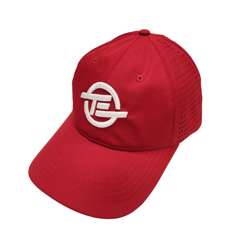 Tour Edge Emblem Perforated Cap - Red/White