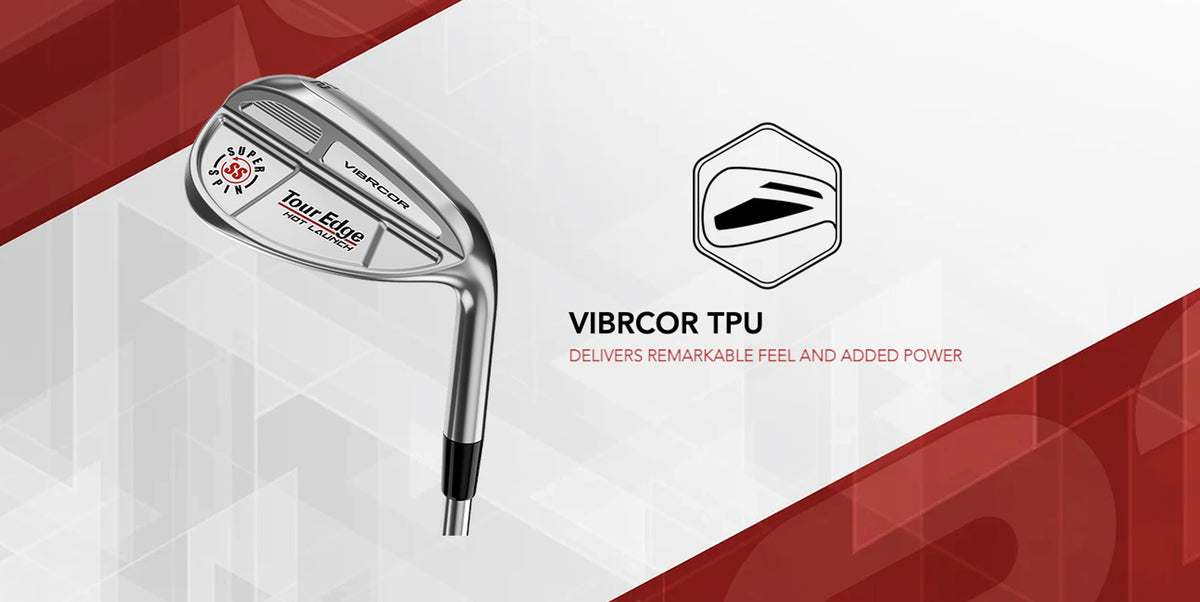 The all-new Vibrcor super spin wedge features Vibrcor technology toe deliver remarkable feel and added power