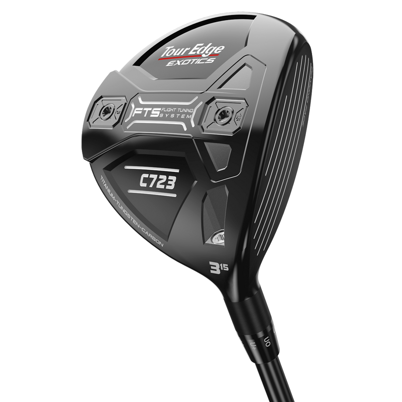 back and face view of Tour Edge Exotics C723 fairway