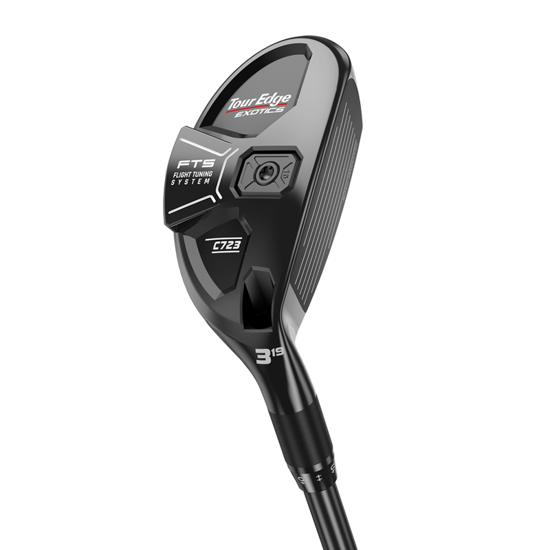 back and face view of Tour Edge Exotics C723 hybrid