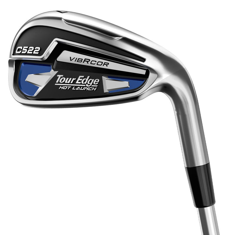 sole view of tour edge hot launch c522 irons