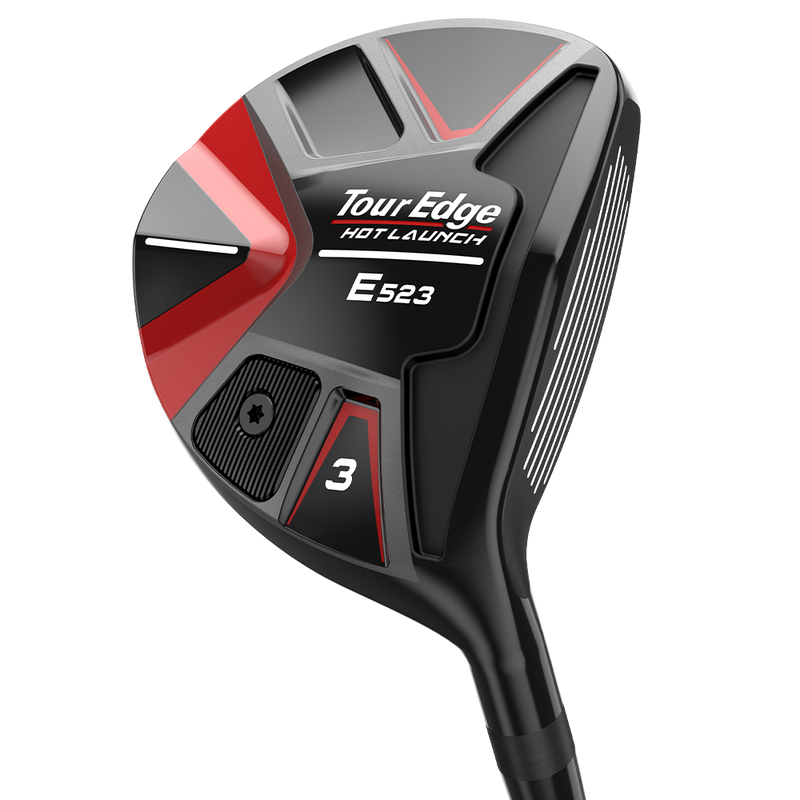 back and face view of Tour Edge Hot Launch E523 fairway