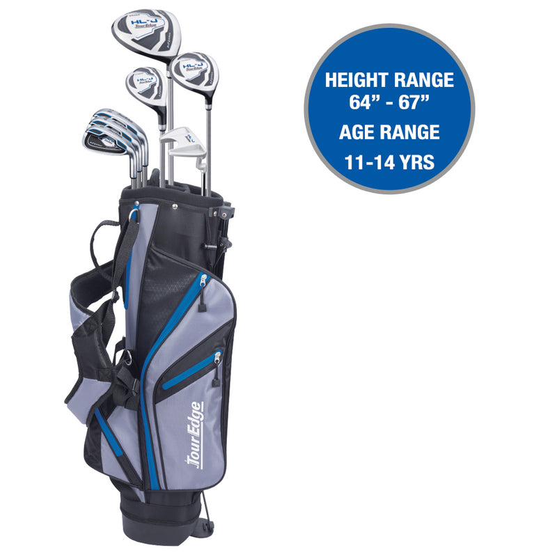 image of tour edge hl-j 11-14 year old packaged golf club set